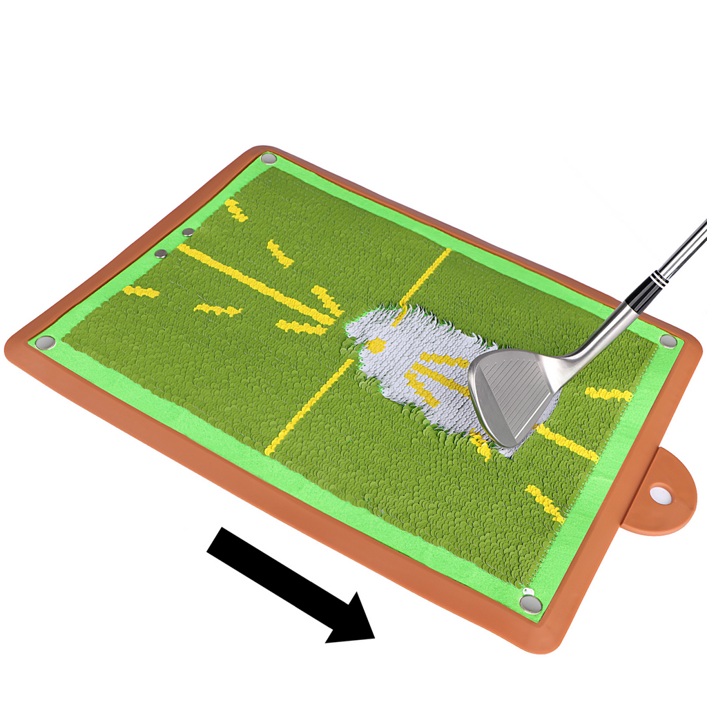 Peak Society Swing Path Feedback Mat – Golf Impact Trainer