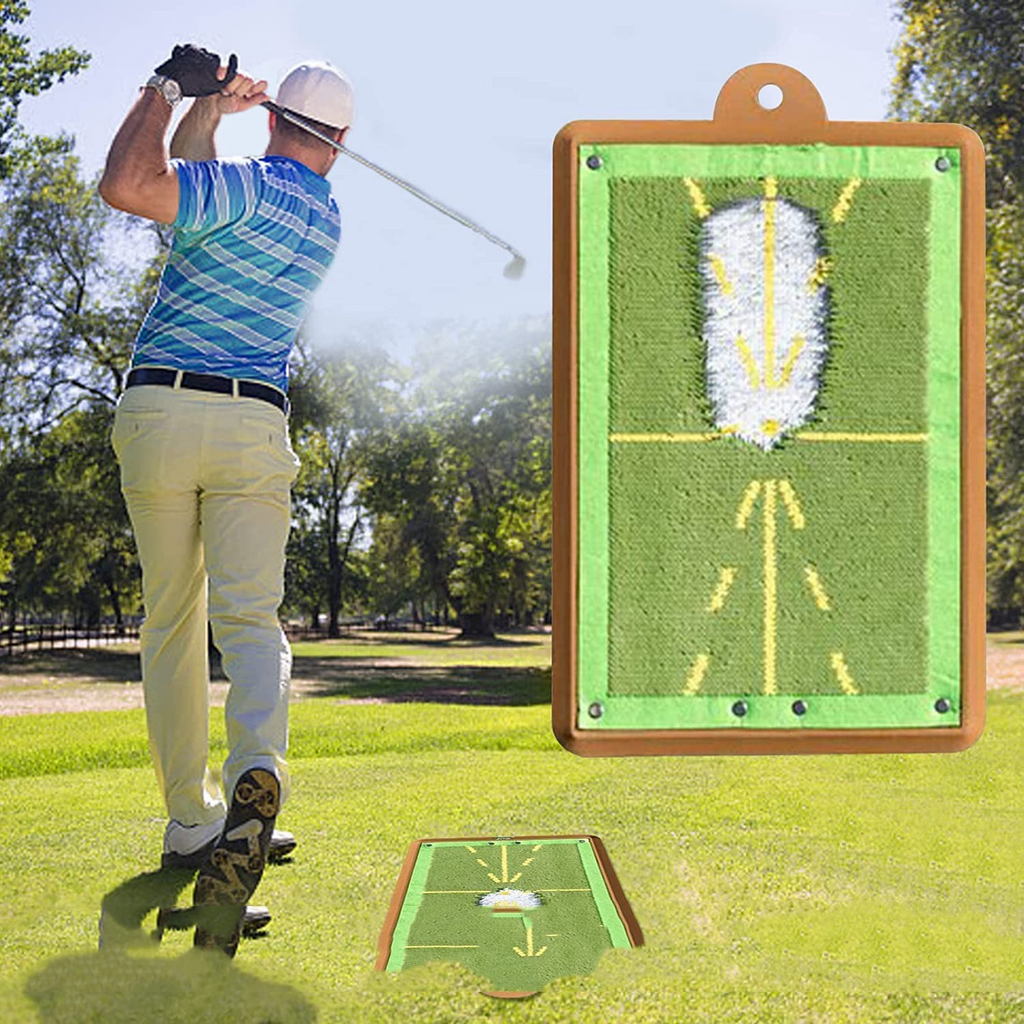 Peak Society Swing Path Feedback Mat – Golf Impact Trainer
