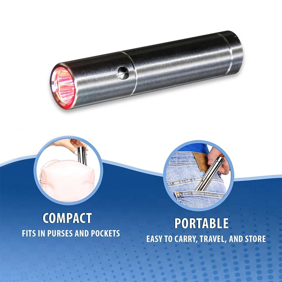 Peak Society Red Light Therapy Wand – Portable Red & Near-Infrared