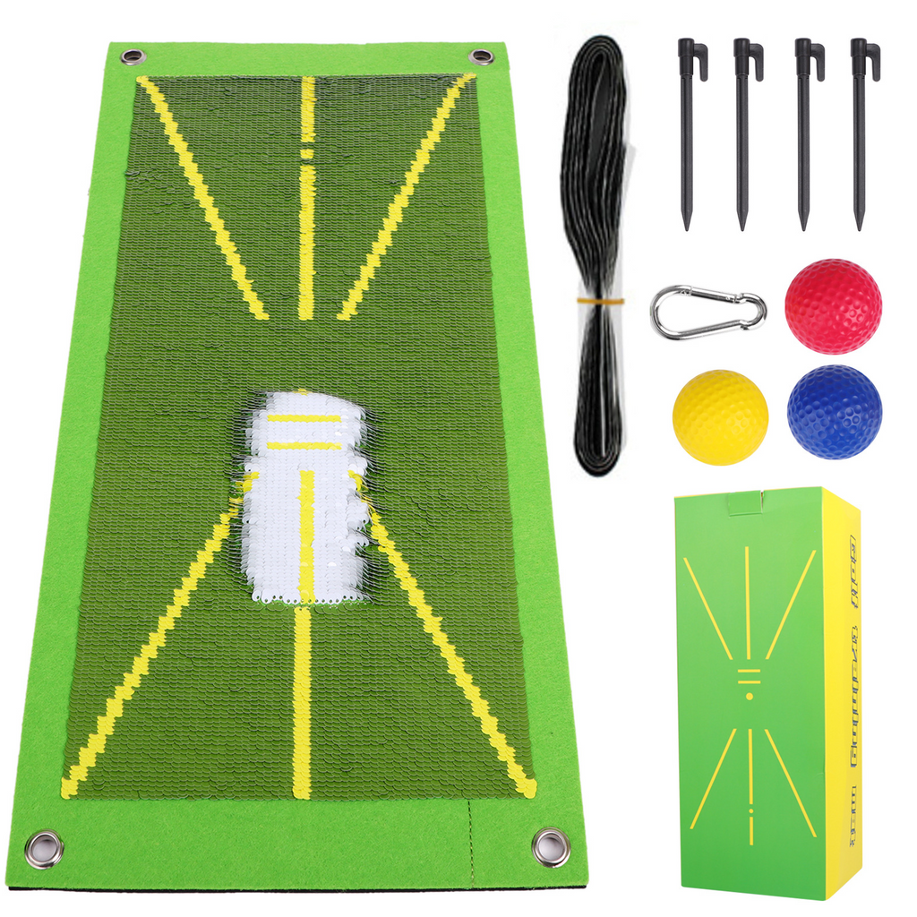 Peak Society Swing Path Feedback Mat – Golf Impact Trainer